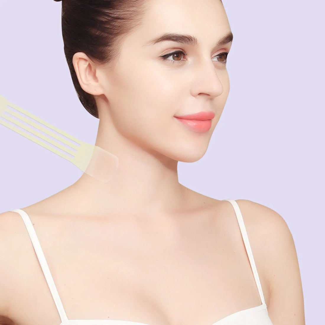 Set 20Pc Neck Lifting Tape - Instant Firming & Sculpting Effect - Invisible & Skin-Safe Adhesive 15170501607750-1