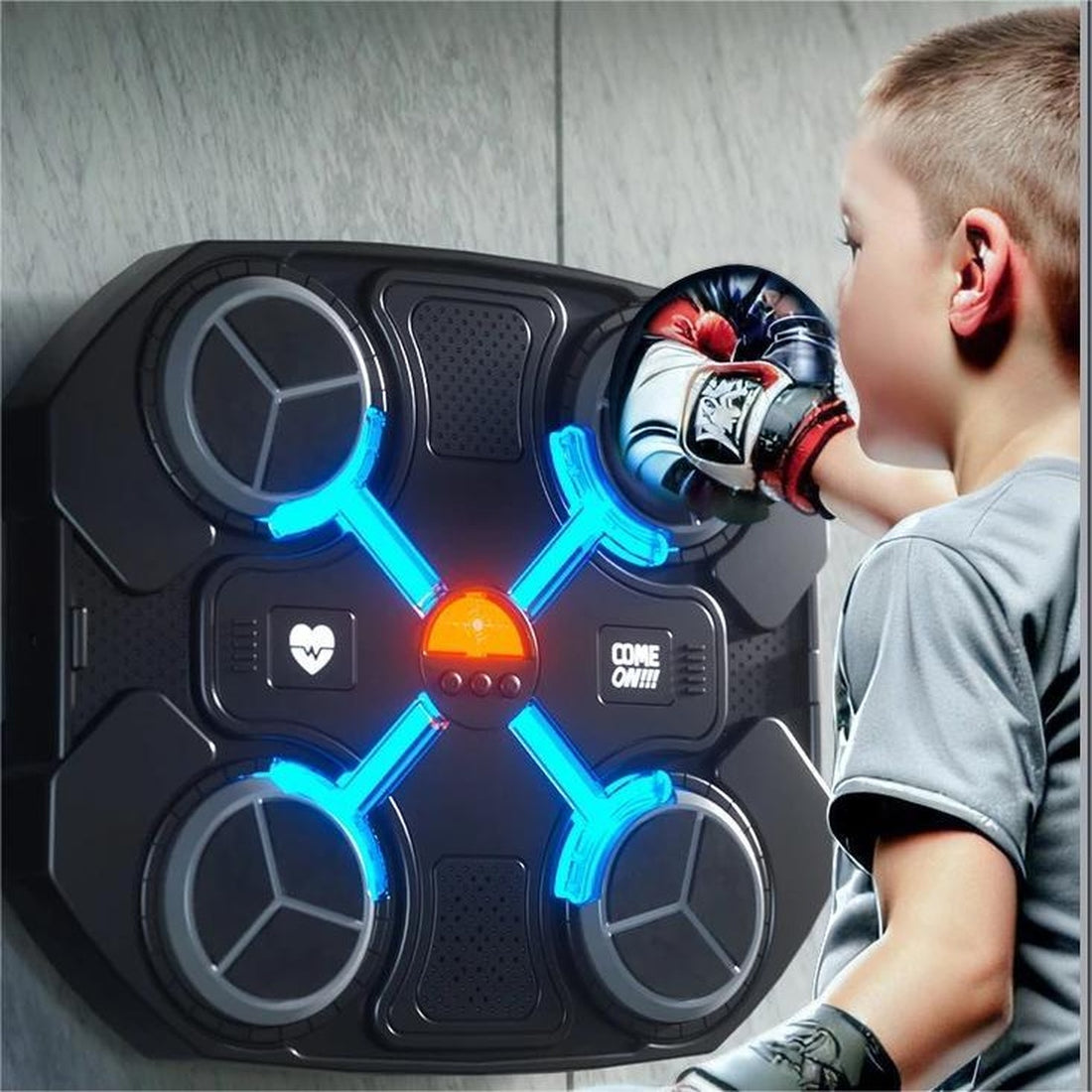 Smart Interactive Musical Boxing Target – Dynamic Training Toy for Kids 9742186152259-1