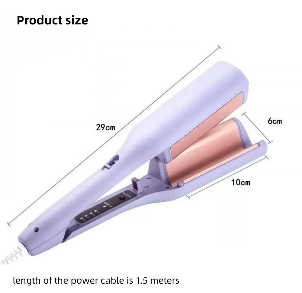 Automatic Curling Wand Creates Beachy Waves Easily For Relaxed Styled Hair 9195961778502-1