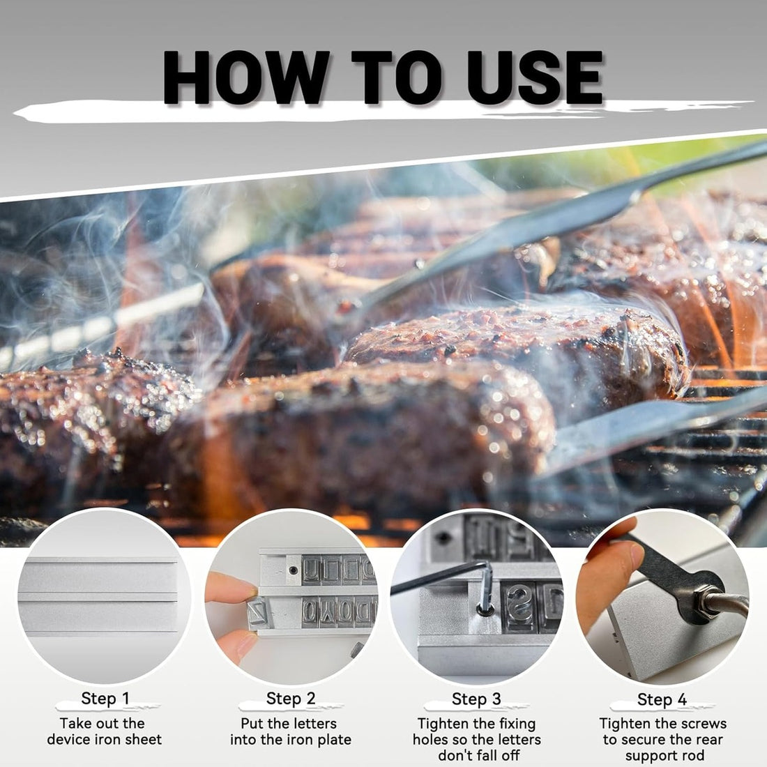 Custom BBQ Branding Iron – Personalized Grill Master Tool 7580705325299-1