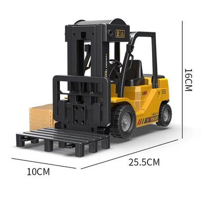 Realistic Remote Control Forklift Toy With Mist & Music 15611584676189-1