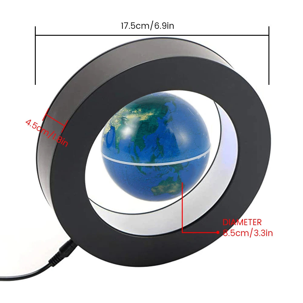 Levitating Led Globe – Magnetic Floating World Map With Light-Up Frame Modern Decor & Unique Gift Idea 10284816105750-1