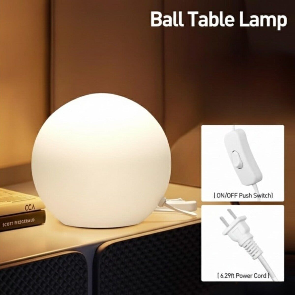 Modern Dynamic Led Table Lamp – Spherical Ball Portable Rechargeable Ambient Lighting 10156535742803-1