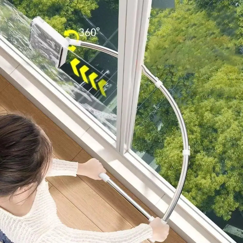 Extendable Window Cleaner With Durable Sponge Head 11690571596044-1