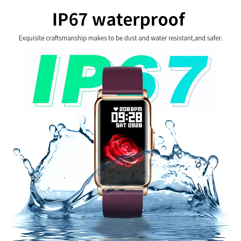 Zelina Women’S Smartwatch – Stylish Fitness Tracker With Heart Rate, Sleep Monitor & Notifications