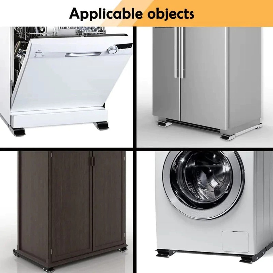 Adjustable Appliance Roller Heavy Duty Movable Base Furniture Stand 14814324326726-1