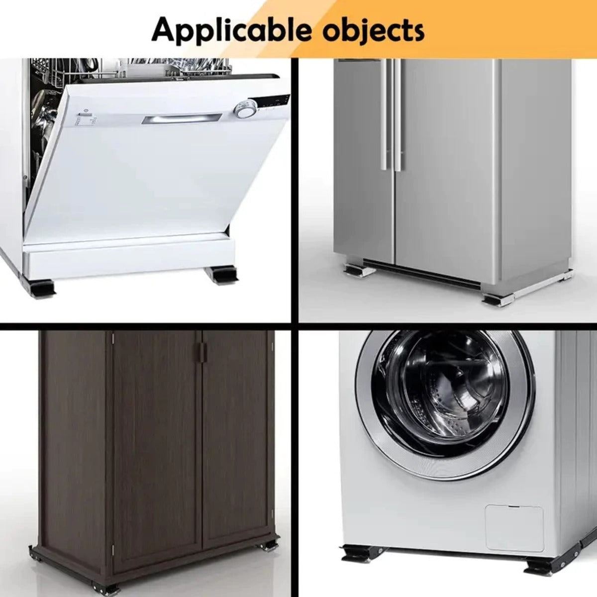 Adjustable Appliance Roller Heavy Duty Movable Base Furniture Stand 14814324326726-1