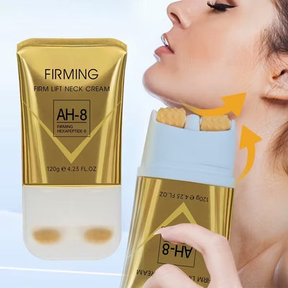Neck Firming Cream with Roller Applicator - Anti-Aging Moisturizer with AH-8 & Ceramides 15152385261894-1