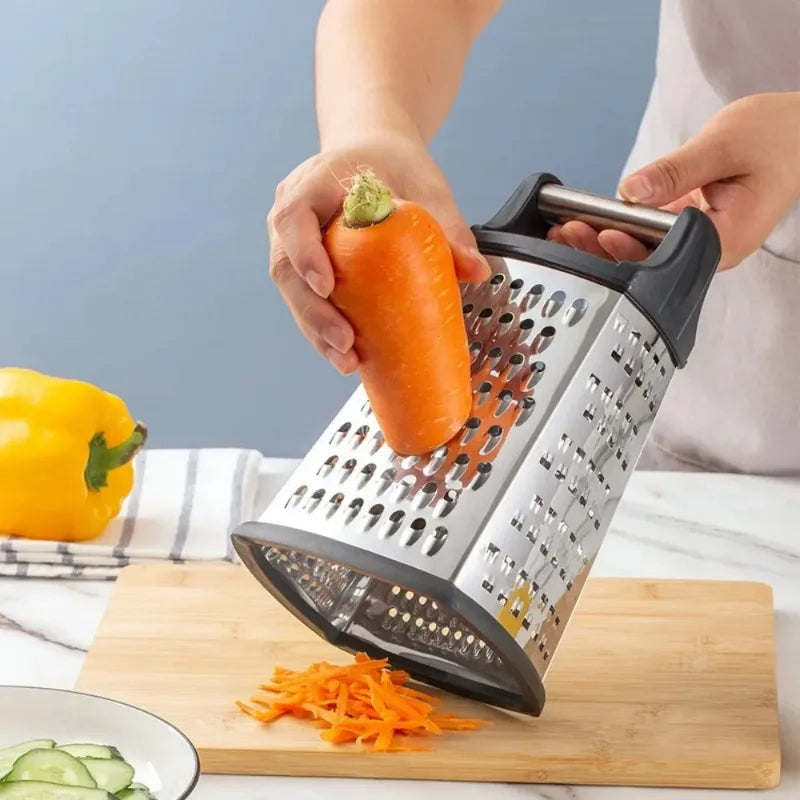 Professional Stainless Steel Box Grater For Cheese Vegetables And Fruits 6851422290020-1