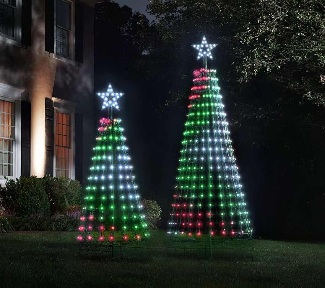 Outdoor Christmas Tree Star String Lights 400 Led 8750420066598-1