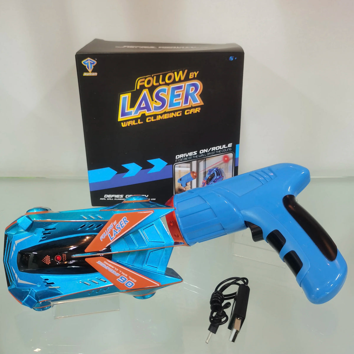 Gravity-Defying Laser RC Car 7120994468038-1