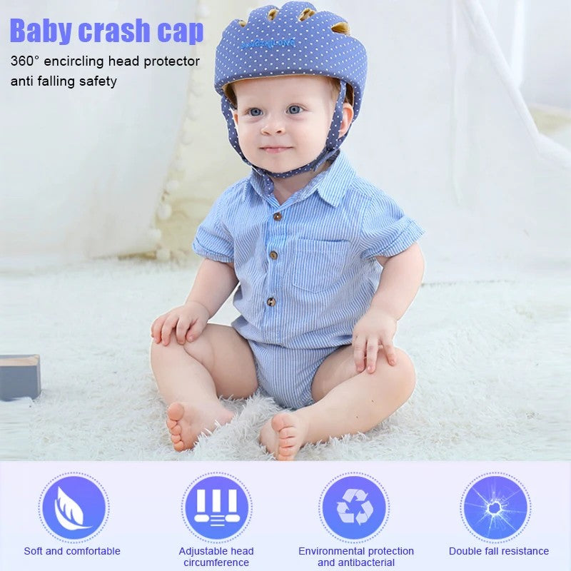Adjustable Baby Safety Helmet For Crawling And Walking Protection