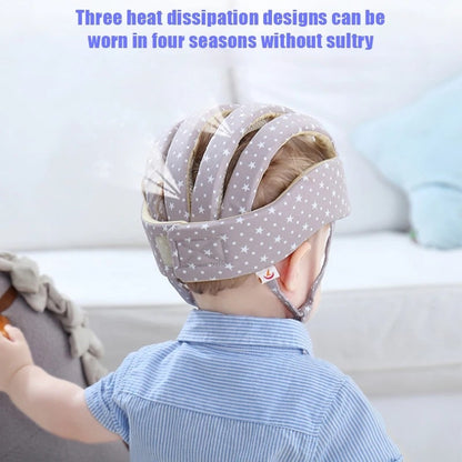 Adjustable Baby Safety Helmet For Crawling And Walking Protection
