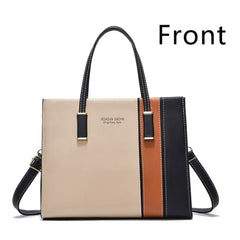 Chic Patchwork Pu Leather Handbag For Every Occasion