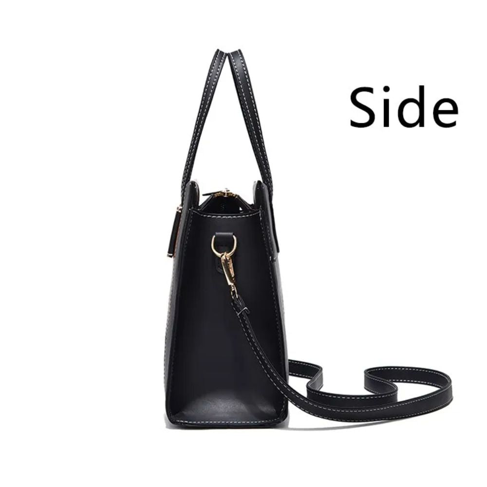 Chic Patchwork Pu Leather Handbag For Every Occasion