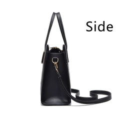 Chic Patchwork Pu Leather Handbag For Every Occasion