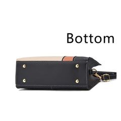 Chic Patchwork Pu Leather Handbag For Every Occasion