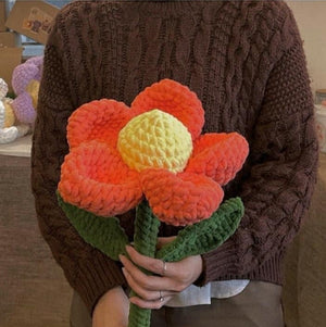 Adorable Crochet Flowers For Room Decoration