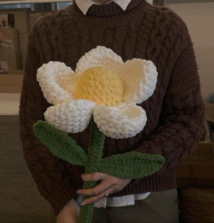 Adorable Crochet Flowers For Room Decoration