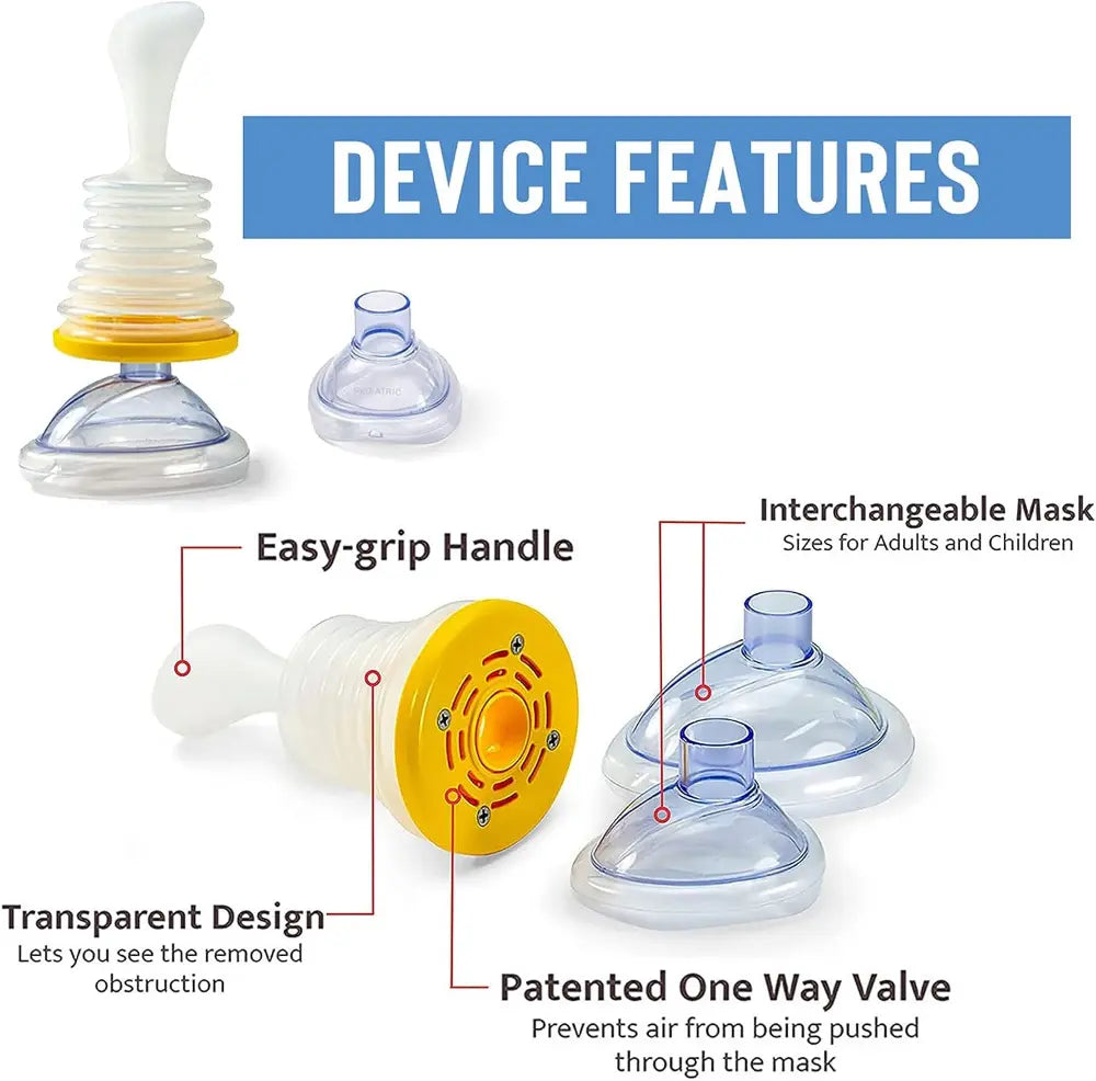 Adult & Child Bundle Anti-Choking Device for Home Rescue, Portable 41990