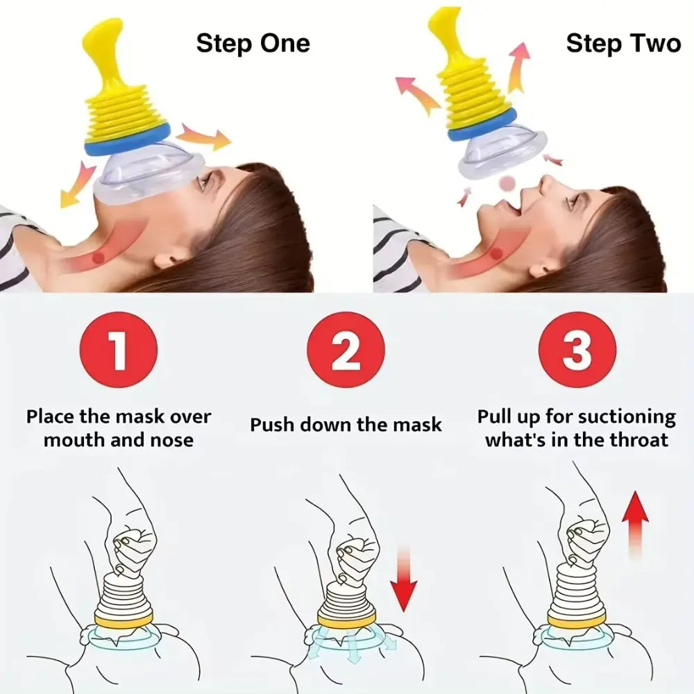 Adult & Child Bundle Anti-Choking Device for Home Rescue, Portable 41990