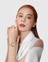 Aurelia Luxe Square Stainless Steel Women Watch 31mm