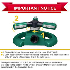 Automatic Garden Watering Sprinklers