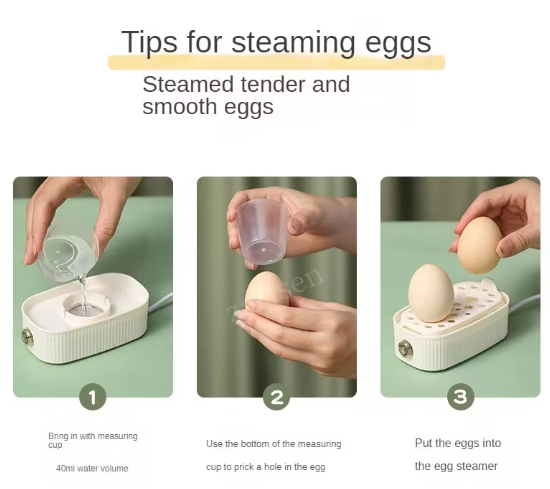 Automatic Rapid Egg Cooker For Perfectly Cooked Eggs