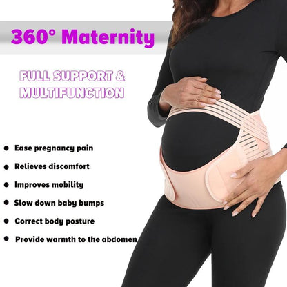 Belly Band For Pregnancy - Support Belt For Prenatal Back Pain Maternity Belt