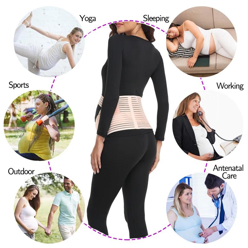 Belly Band For Pregnancy - Support Belt For Prenatal Back Pain Maternity Belt