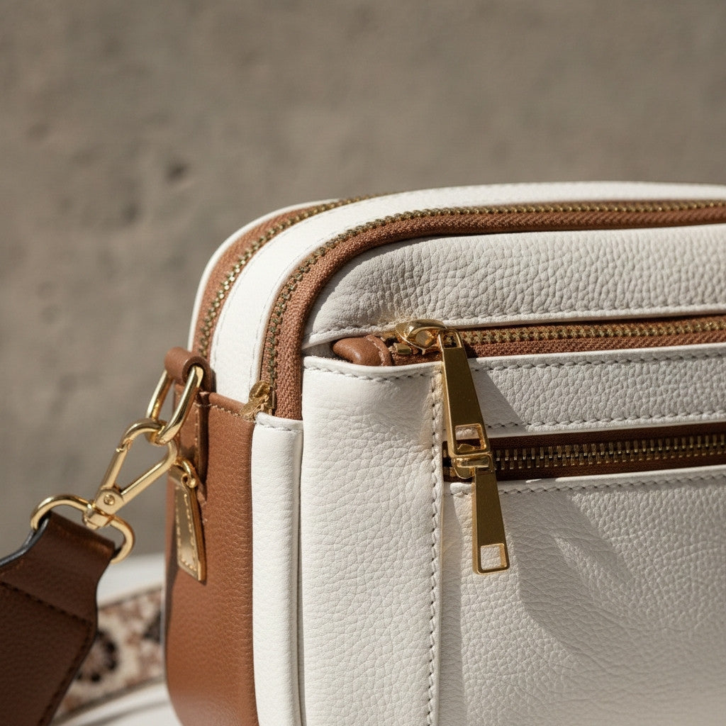 Camille | Refined Leather Shoulder Bag