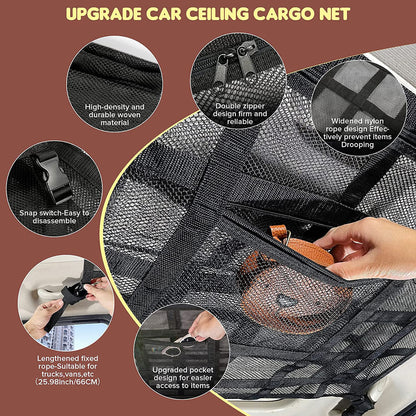 Car Ceiling Cargo Net for SUV, Truck, and Van 1005007621699822-al
