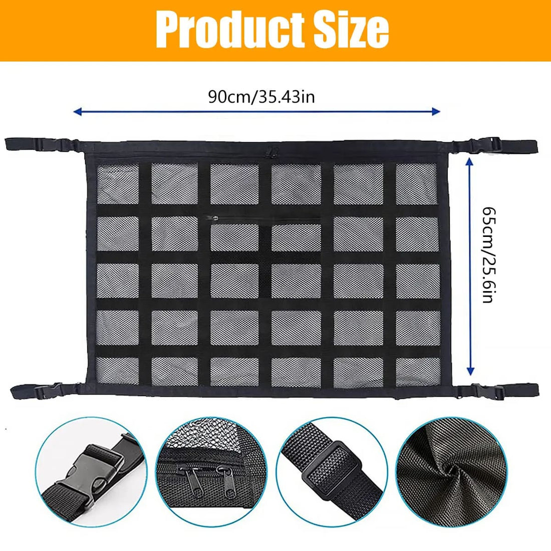 Car Ceiling Cargo Net for SUV, Truck, and Van 1005007621699822-al