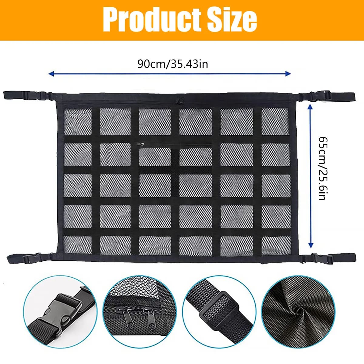 Car Ceiling Cargo Net for SUV, Truck, and Van 1005007621699822-al