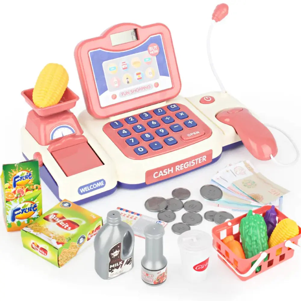 Cartoon Supermarket Cash Register Toy