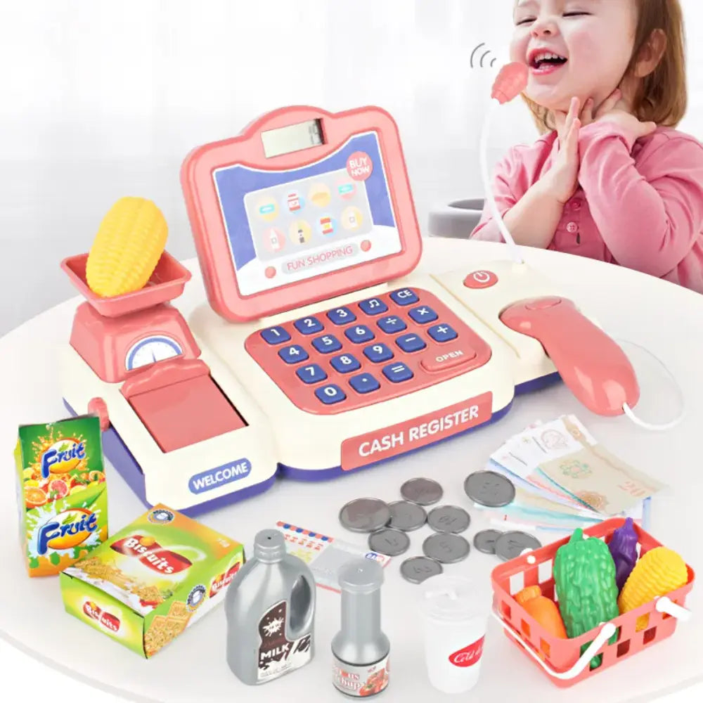 Cartoon Supermarket Cash Register Toy