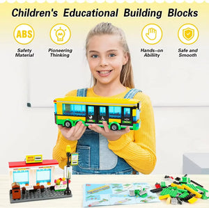 416 Pcs City Bus Block Set Fun Toy For Kids