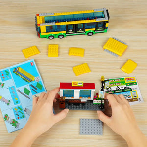 416 Pcs City Bus Block Set Fun Toy For Kids