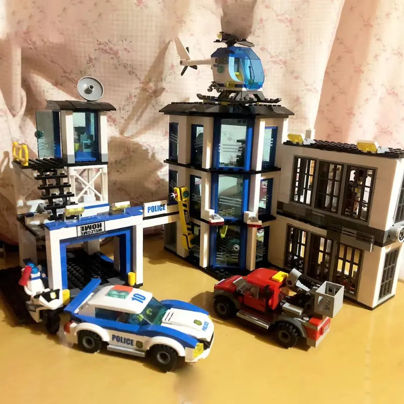 City Police Team Block Set Fun Toy For Kids