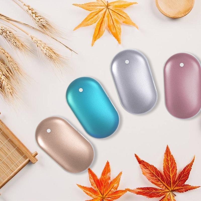 2-In-1 Rechargeable Hand Warmer With Powerbank Feature