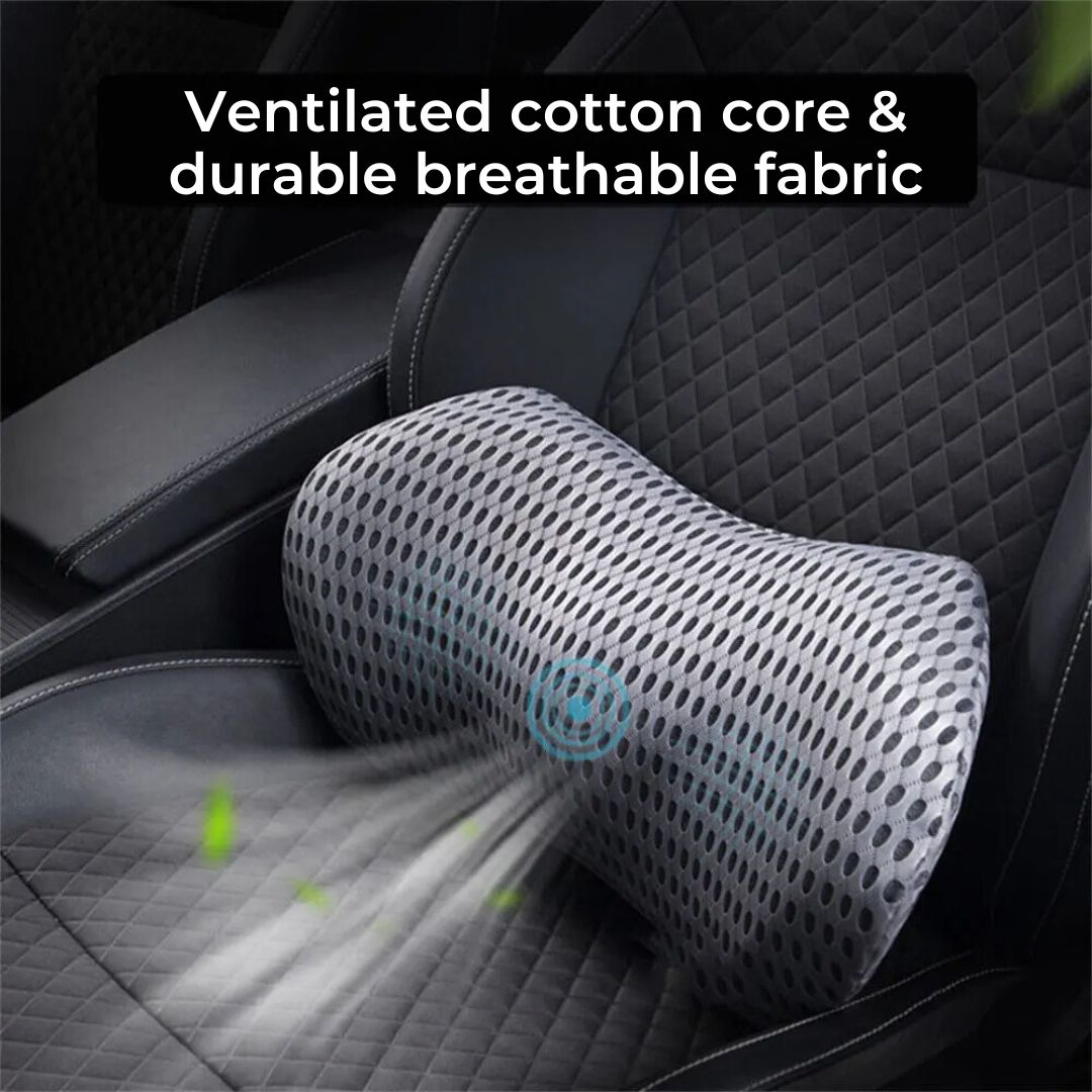 Ergonomic Lumbar Support Cushion for Lower Back Pain Relief - Ideal for Office, Driving, and Home Use 9878962897217-1