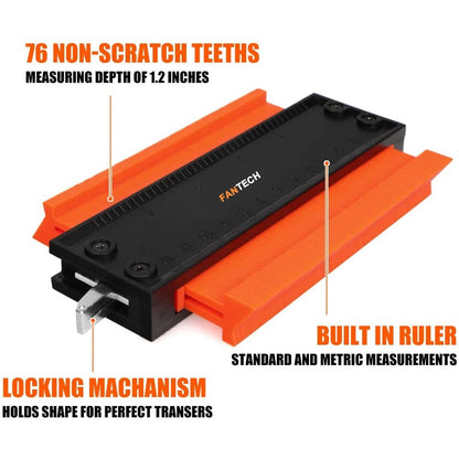 Contour Gauge Profile Tool (10 Inch+5 Inch)