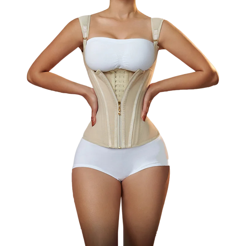 Double Compression Waist Trainer Corset For Slimming And Support