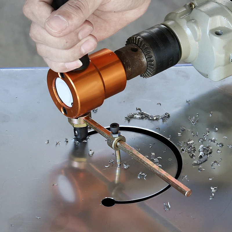 Double Head Metal Sheet Cutter Drill Attachment for Precision Cutting
