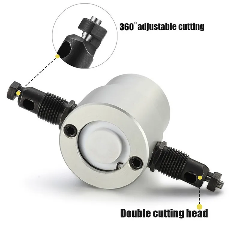 Double Head Metal Sheet Cutter Drill Attachment for Precision Cutting