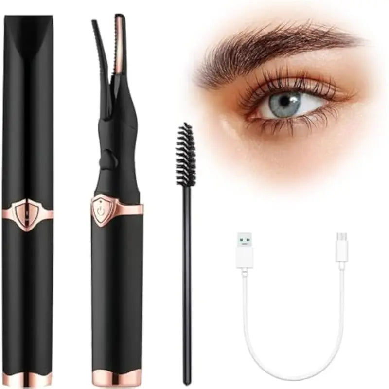 Electric Eyelash Curler Heated, 3 Temperature Mode, Quick Heating, Usb Rechargeable