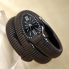 Elegant Small Snake-Shaped Quartz Women's Watch 25-33mm