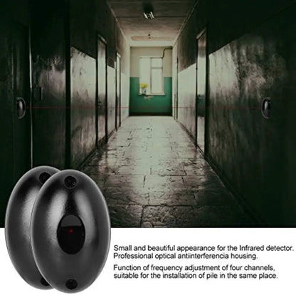External Positioning Alarm Detector Infrared Beam Sensor Barrier For Gates, Doors, Windows Protection Against Hacking System