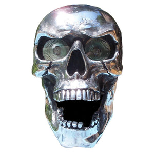 Fashion Halloween Led Motorcycle Resin Skull Headlight