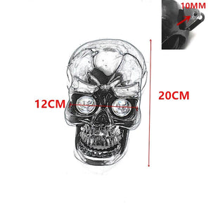 Fashion Halloween Led Motorcycle Resin Skull Headlight